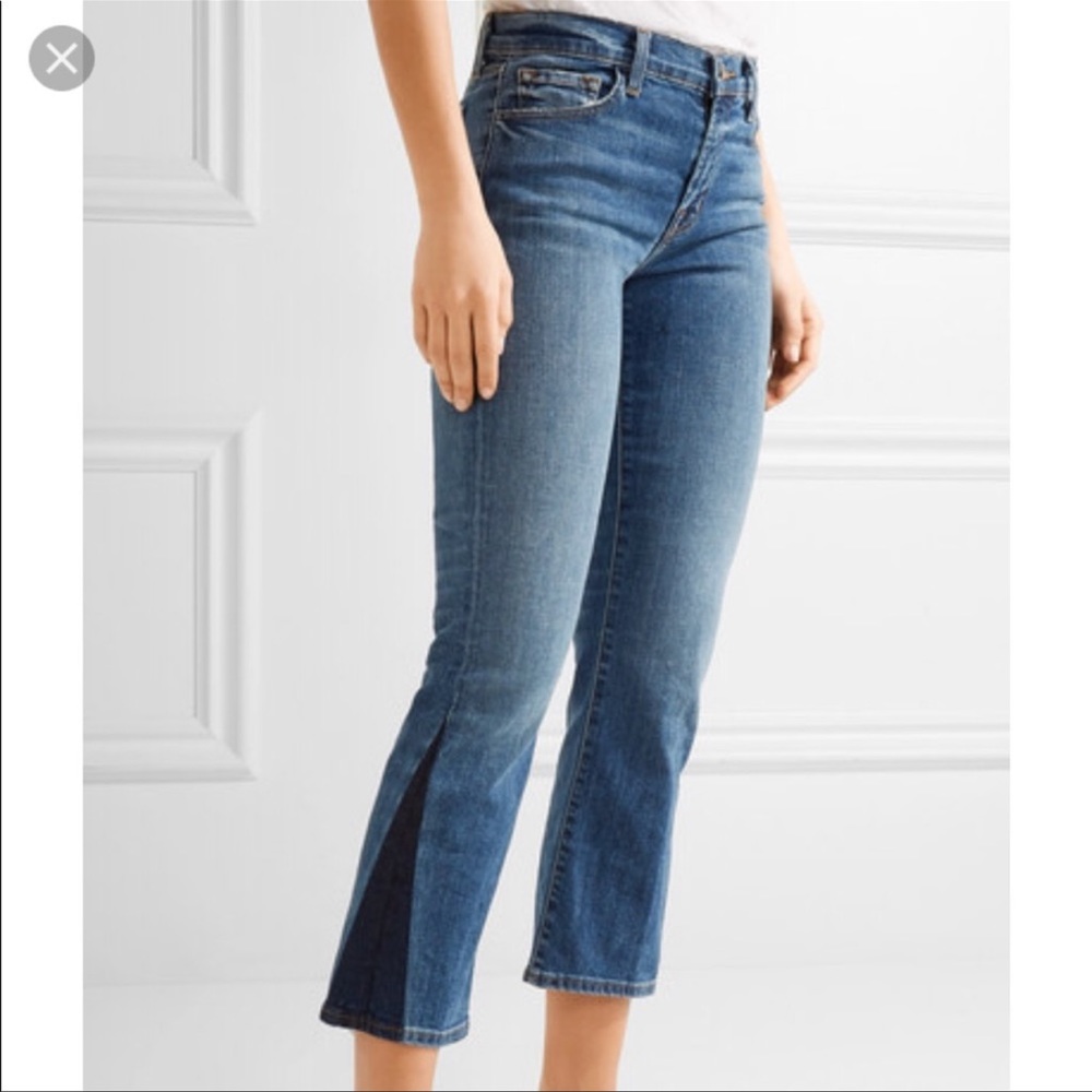 J Brand Selena Bootcut Crop Jeans